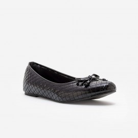 Sapatilha Matelasse Verniz Preto