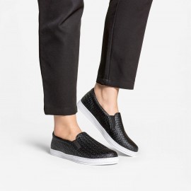 Tênis Slip On Confortável Preto