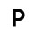P